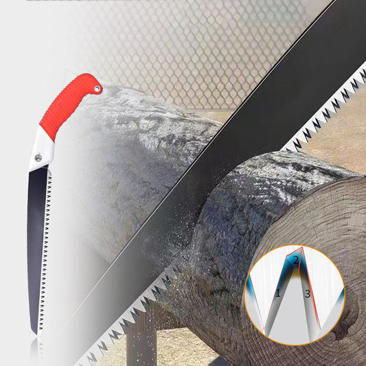 Lightweight and sharp universal pruning saw with sheath